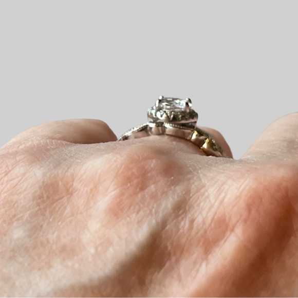 Sterling Wedding Set 3 pieces 2 ct Oval Engagement. So Elegant on you hand! - Picture 13 of 13